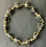 Round Black Shaligram Bracelet
